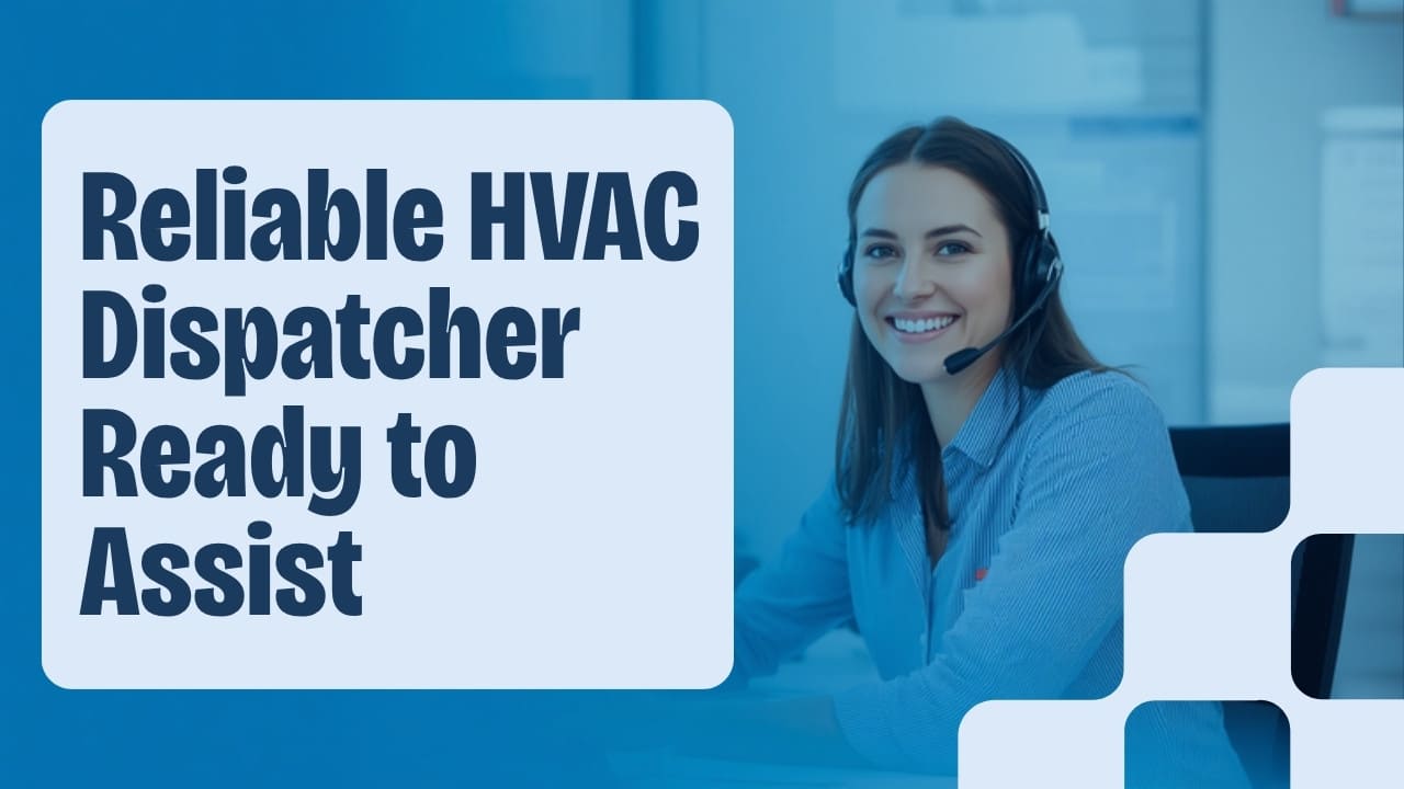 HVAC Dispatcher HVAC answering services dispatcher ready to assist during peak season