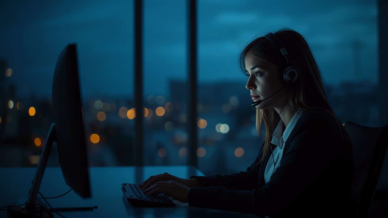 Overnight Answering Service Operator Overnight operator providing 24/7 answering services