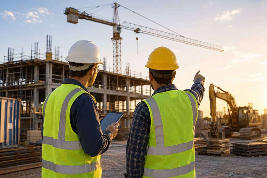 Industries we serve – contractor on a job site