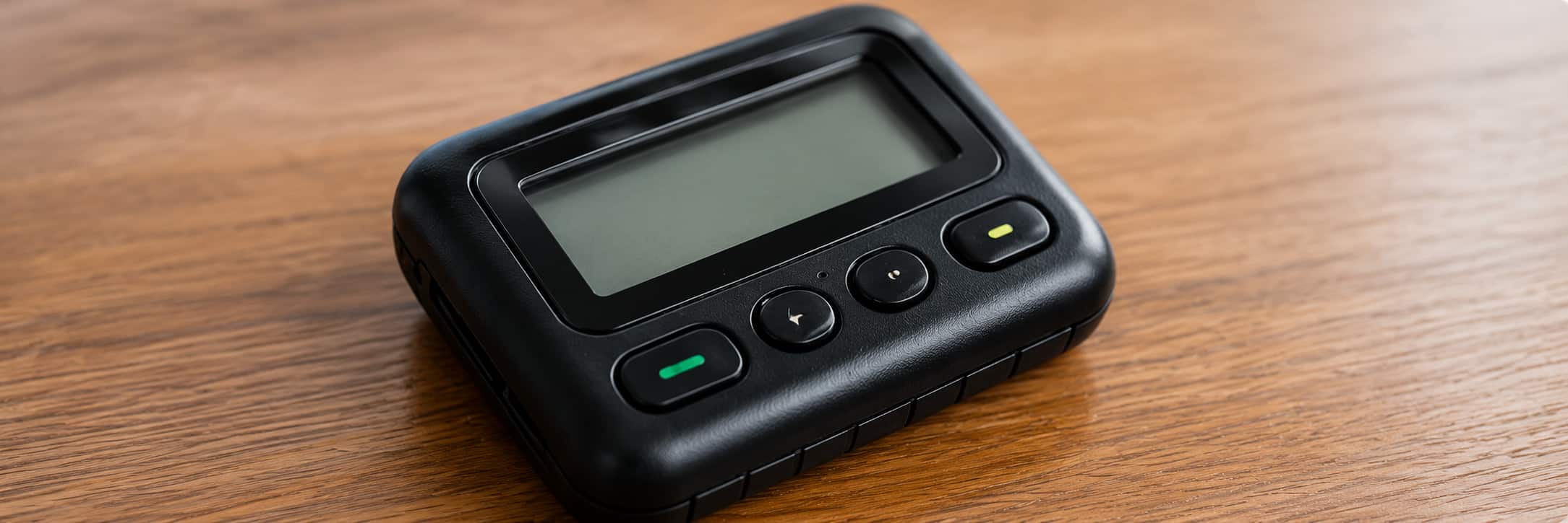 Paging service – alphanumeric pager for mission-critical alerts
