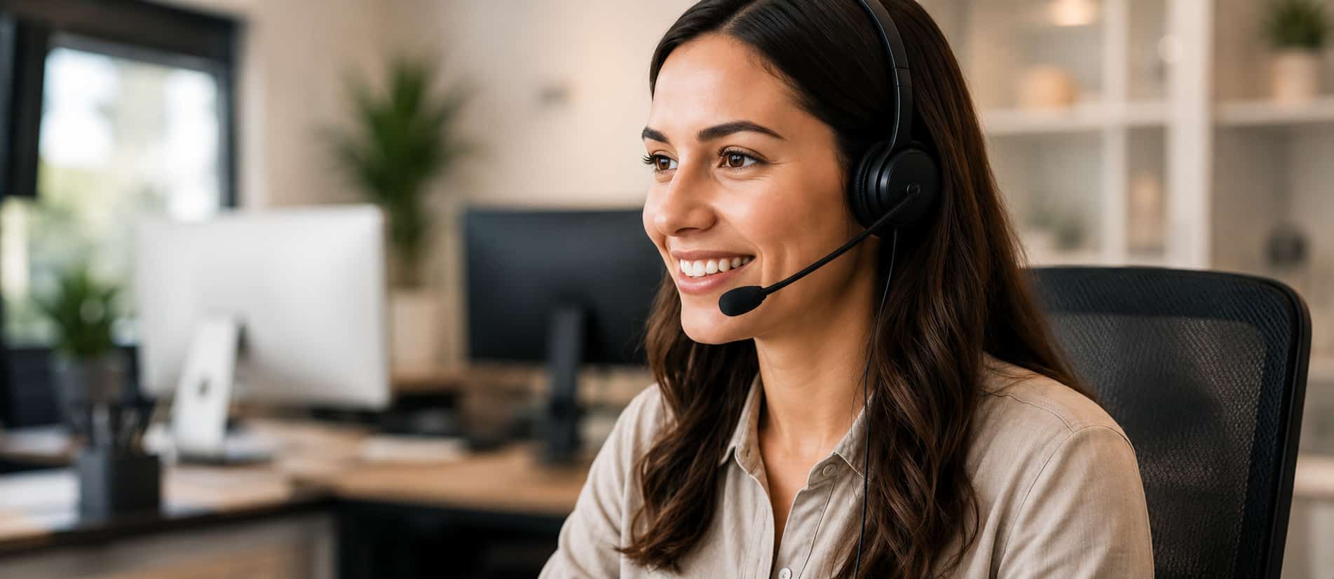 Paging service – remote receptionist answering in your company name